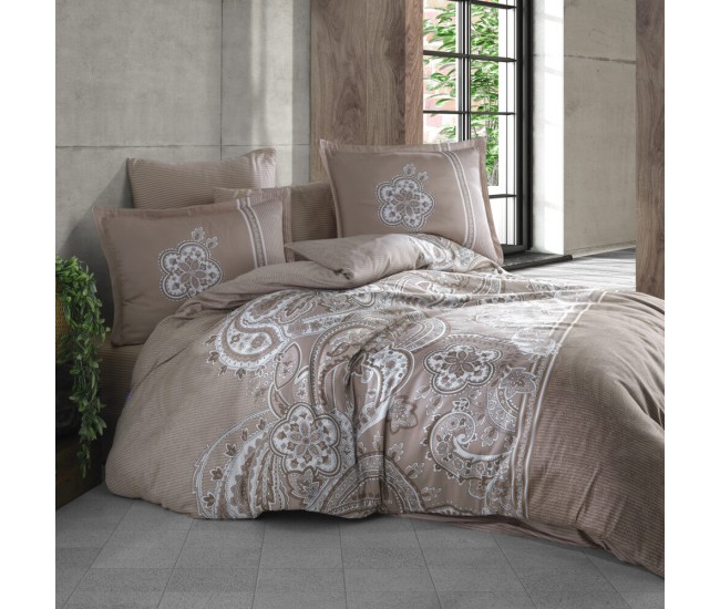 Lenjerie de pat satin clasy king size (pellini v1)